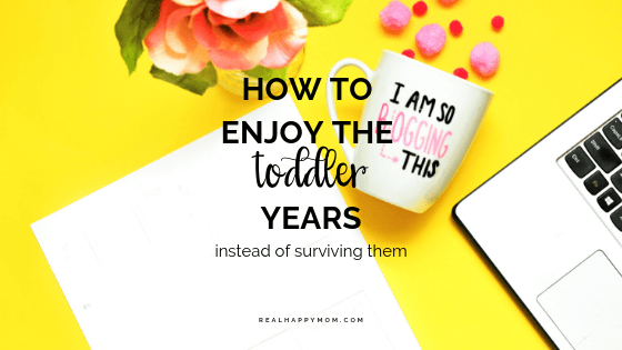 How to Enjoy the Toddler Years
