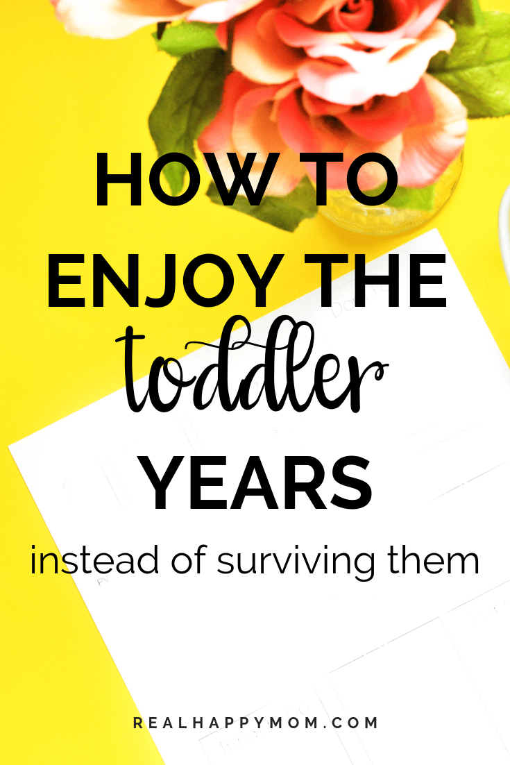 How to Enjoy the Toddler Years