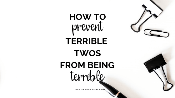 How to Prevent Terrible Twos from Being Terrible