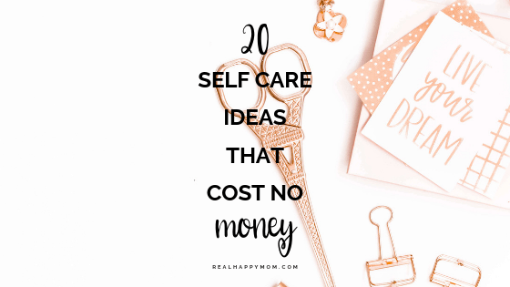 self care ideas that cost no money