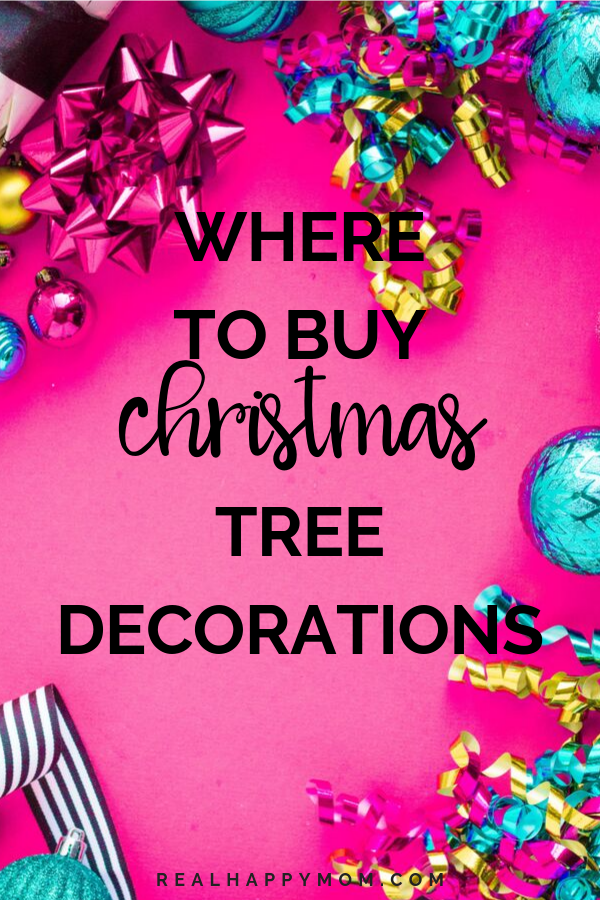 Where to Buy Christmas Tree Decorations