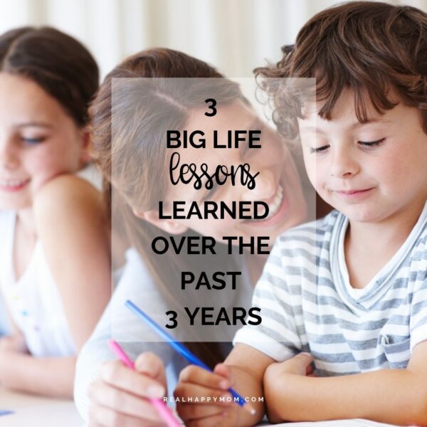 3 Big Life Lessons and Celebrating 3 years