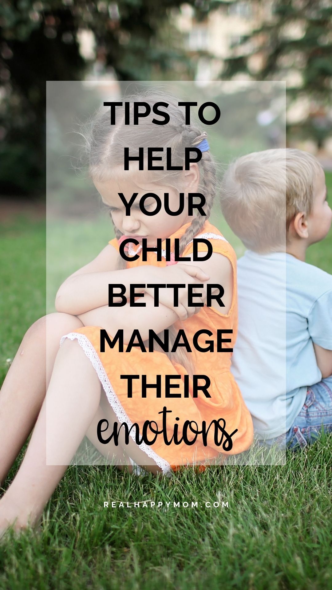 Tips to Help Your Child Manage Their Big Emotions